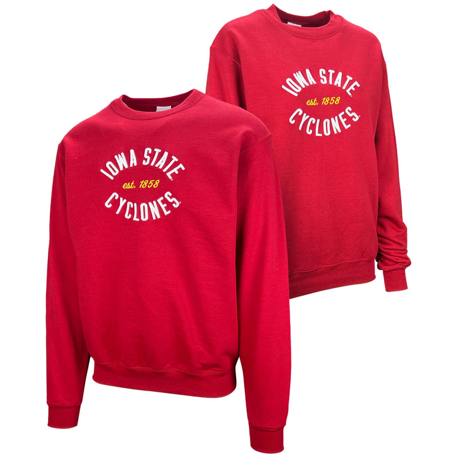 Champion Iowa State 1858 Cardinal Crewneck Sweatshirt ISU Book Store